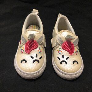 VANS Unicorn Slip on Toddler White/Rainbow Shoes Size: 6.5